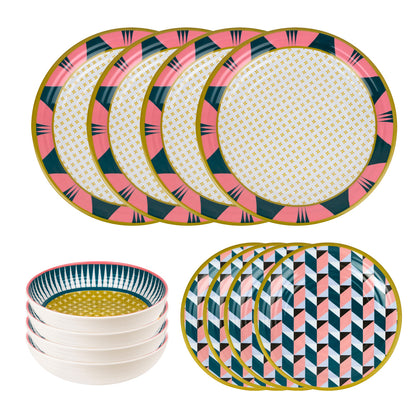 Set 12 Platos Modern