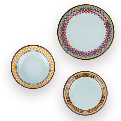 Set 12 Piatti Rainbow