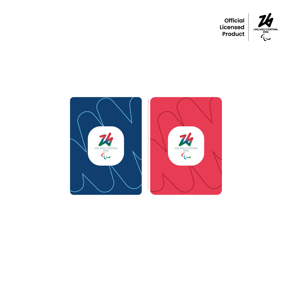 Playing Cards Set With Notebook And Pencil Milano Cortina 2026