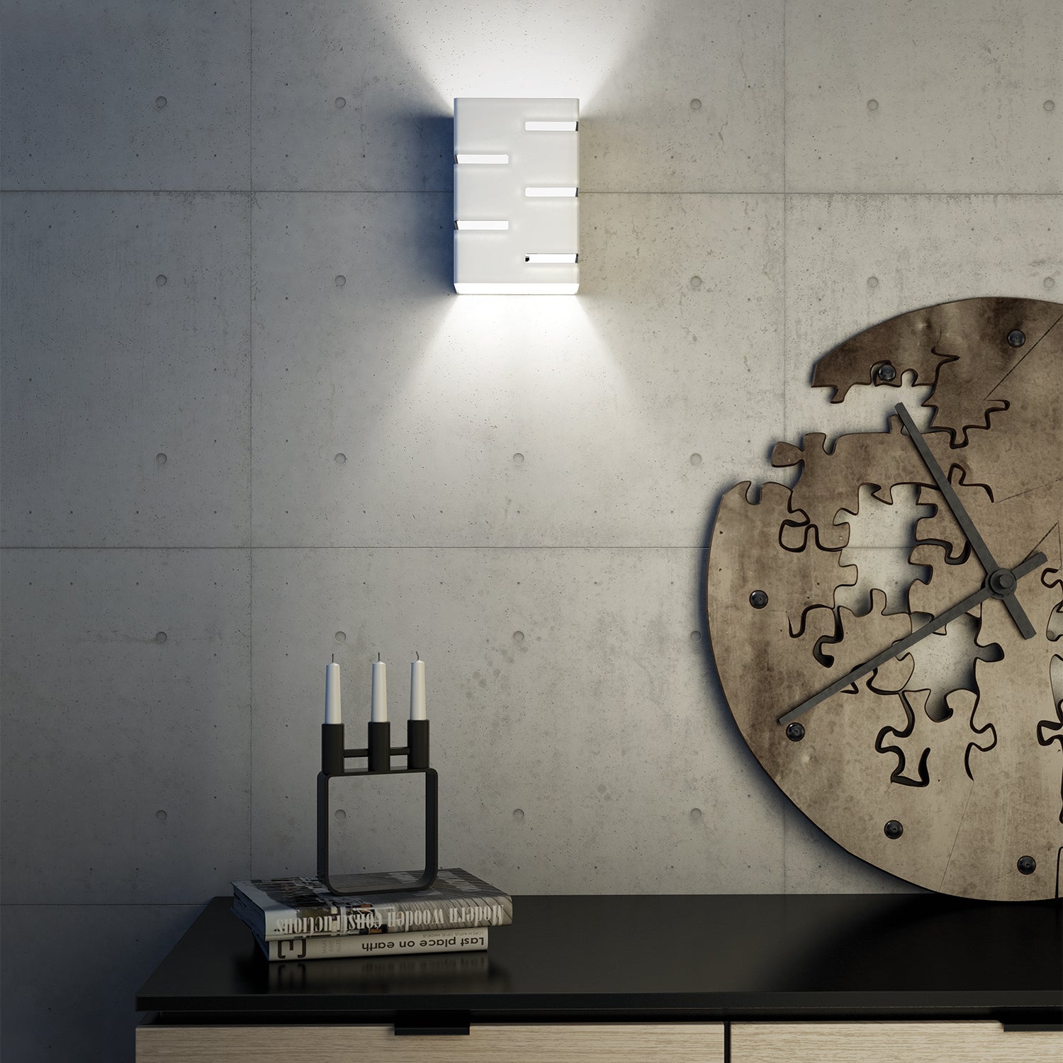 Large Square Wall Lamp